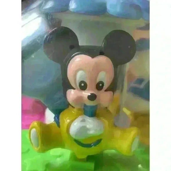 Vintage Disney Baby Mickey Minnie Donald Musical Light-Up Roly Poly Ball - Picture 9 of 11